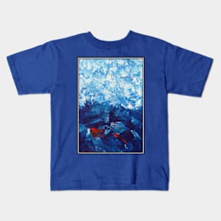 Blue artwork Kids T-Shirt